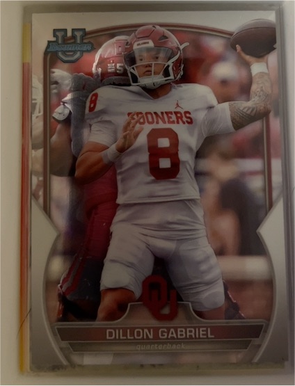 2022 Bowman University Chrome #12 Dillon Gabriel — front