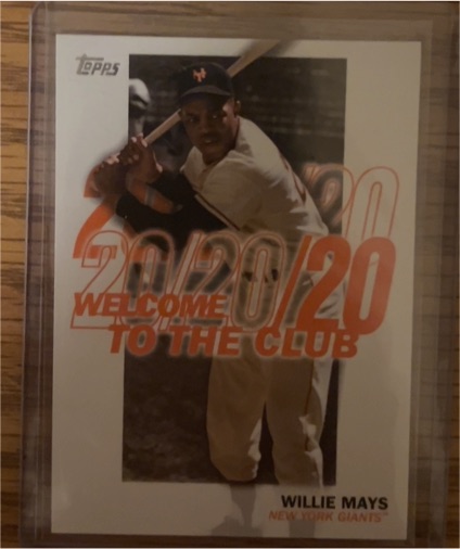 2023 Topps Series 1 #WC-23 Willie Mays Welcome to the Club — front