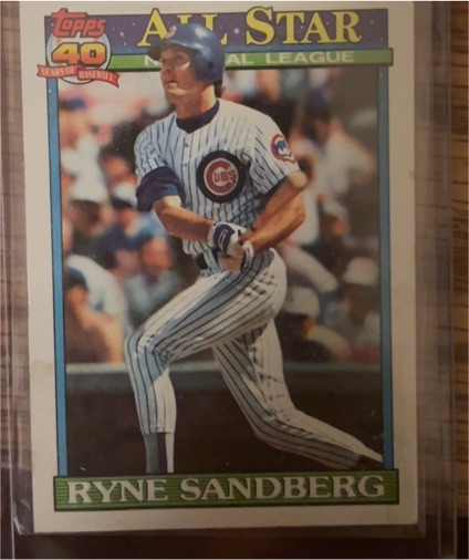 1991 Topps #398 Ryne Sandberg — front