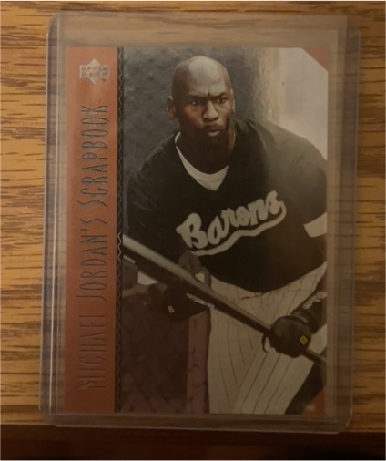 1994 Upper Deck Michael Jordan Jordan's Scrapbook #MJ7 — front
