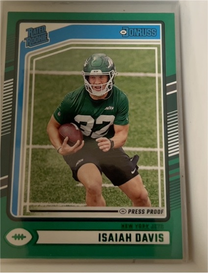 2024 Donruss #386 Isaiah Davis — front