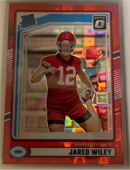 2024 Donruss Optic Rated Rookie #387 Jared Wiley — front