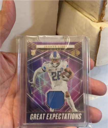 2023 Panini Illusions Great Expectations #GE-JGI Jahmyr Gibbs — front