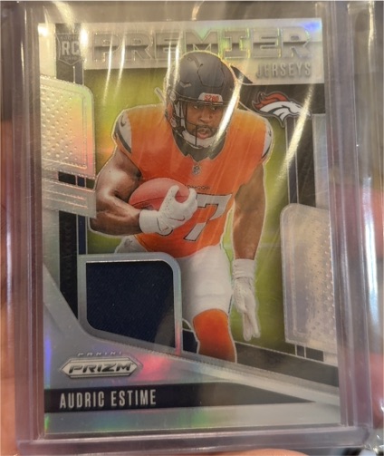 2024 Panini Prizm Premier Jerseys #PJ-AEE Audric Estime — front