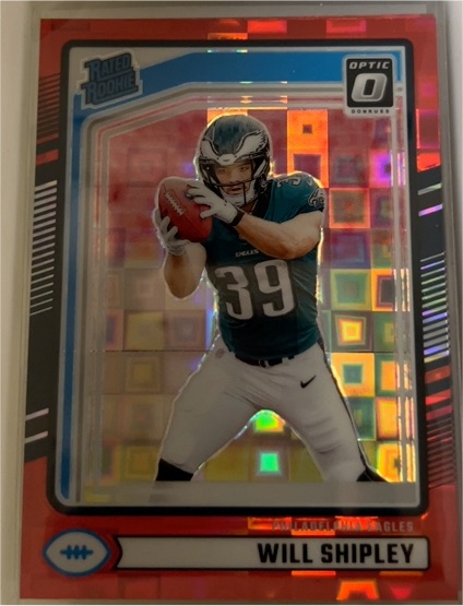 2024 Donruss Optic #312 Will Shipley — front
