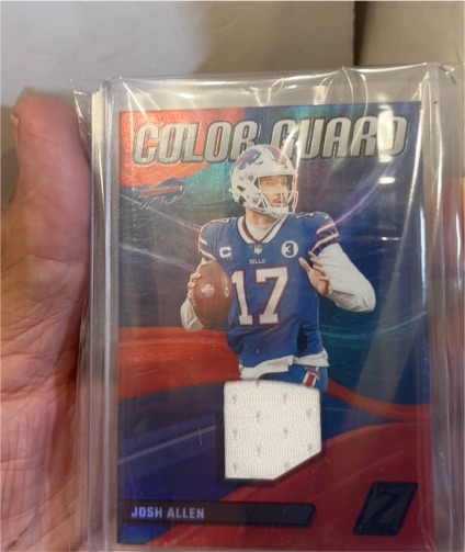 2023 Panini Zenith Color Guard #CG-3 Josh Allen — front