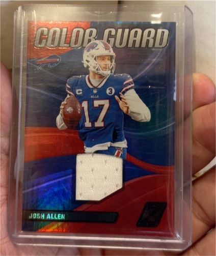 2023 Panini Zenith #CG-3 Josh Allen Color Guard — front