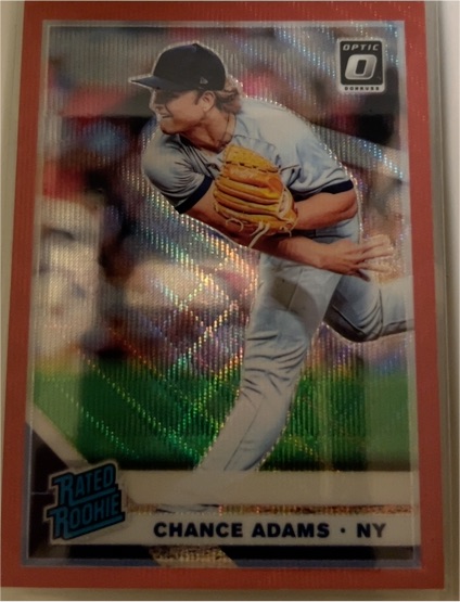 2019 Donruss Optic #63 Chance Adams Rated Rookie — front