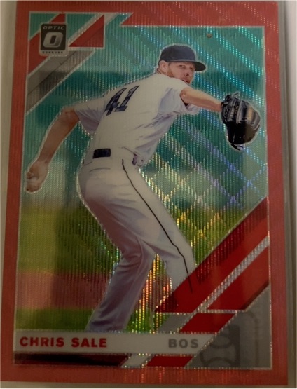 2019 Donruss Optic #102 Chris Sale — front