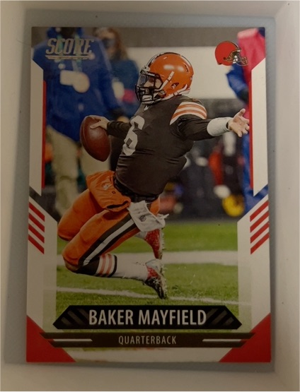 2021 Panini Score #104 Baker Mayfield — front