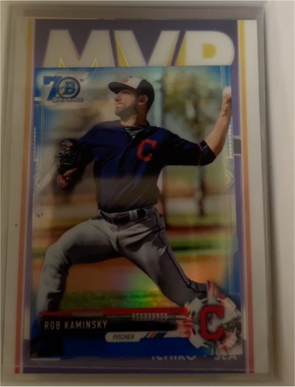 2017 Bowman Chrome #BCP182 Rob Kaminsky Rookie Card — front