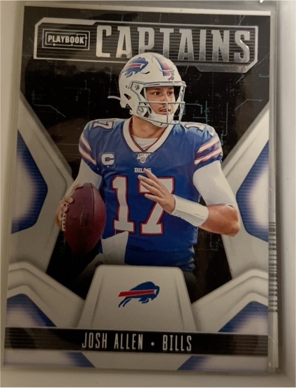 2020 Panini Playbook Captains #CAP-1 Josh Allen — front