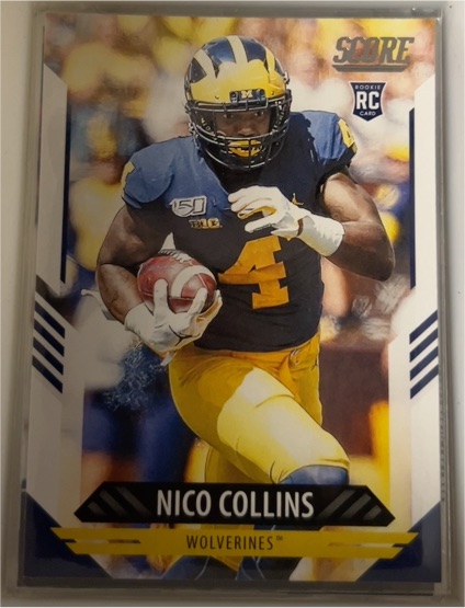 2021 Score #335 Nico Collins — front
