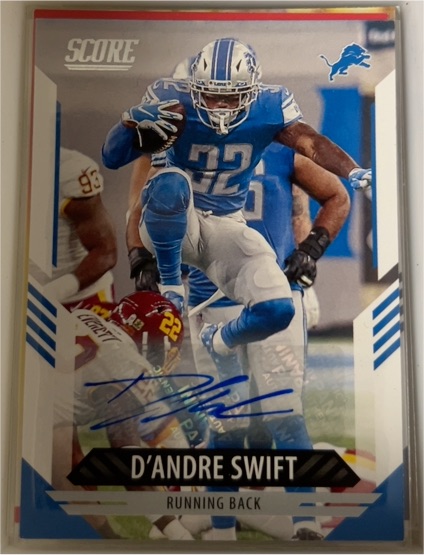 2021 Panini Score #133 D'Andre Swift — front