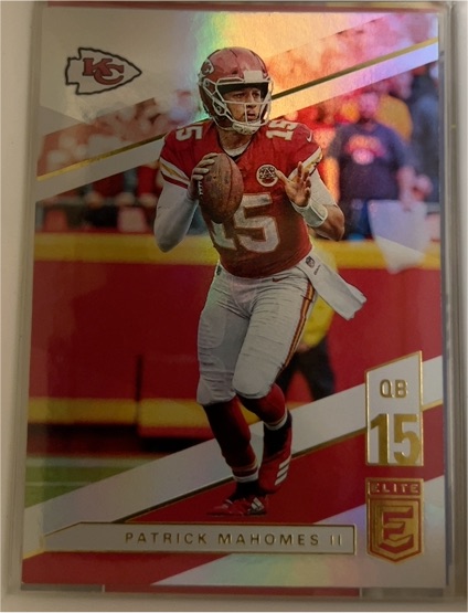 2019 Panini Donruss Elite #14 Patrick Mahomes II — front