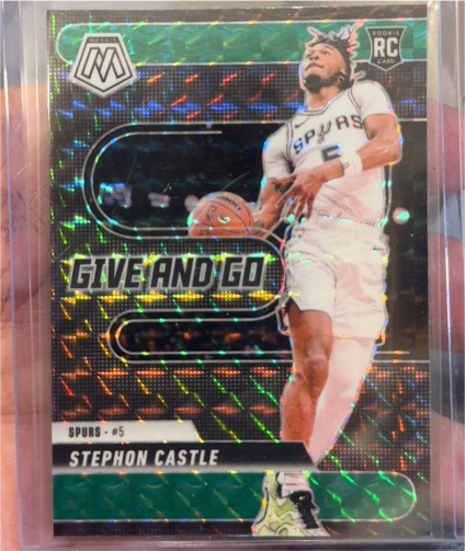 2024-25 Panini Mosaic #6 Stephon Castle — front