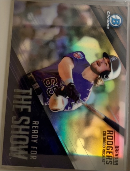 2019 Bowman Chrome #RFTS-16 Brendan Rodgers Ready for the Show — front