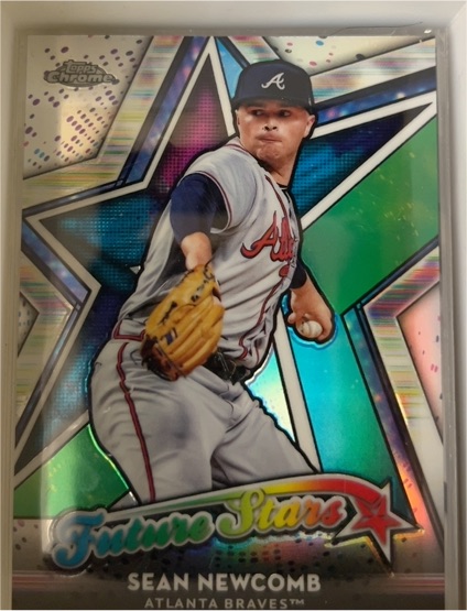 2018 Topps Chrome #FS-4 Sean Newcomb Future Stars — front