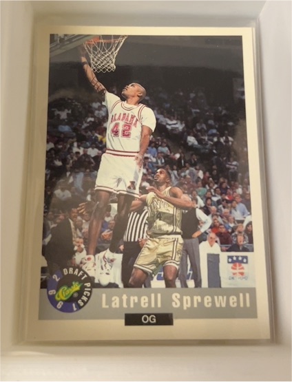 1992 Classic Draft Picks #21 Latrell Sprewell — front