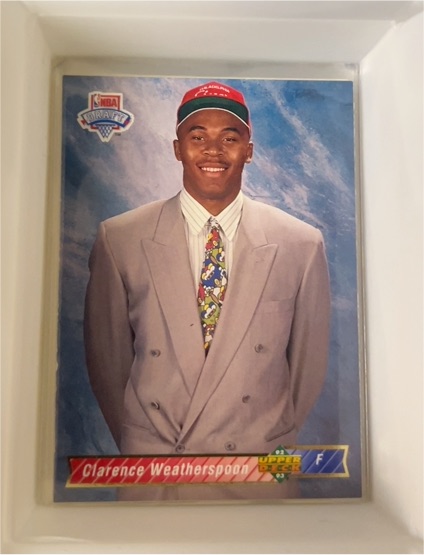 1992-93 Upper Deck #5 Clarence Weatherspoon — front