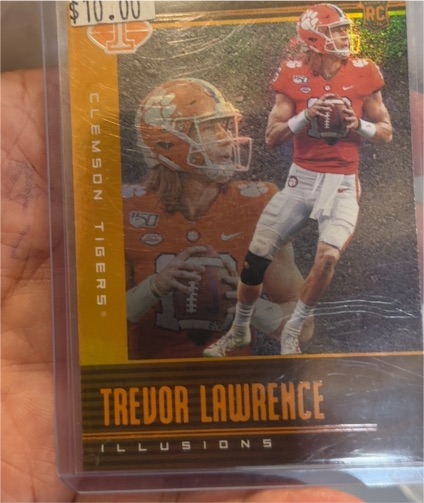 2021 Panini Chronicles Illusions Draft Picks #101 Trevor Lawrence Rookie — front