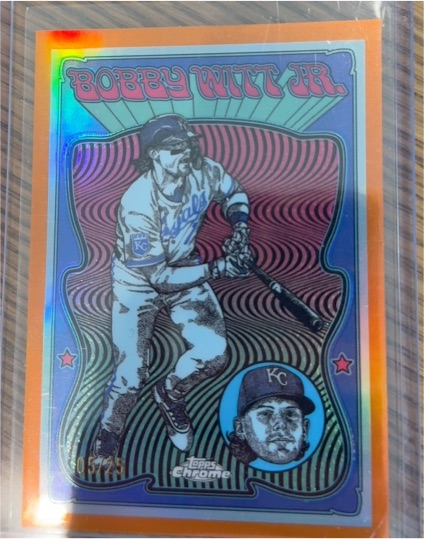 2025 Topps Chrome Ultra Violet All Stars #UV-3 Bobby Witt Jr. — front