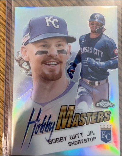 2025 Topps Chrome #HM-2 Bobby Witt Jr. Hobby Masters — front