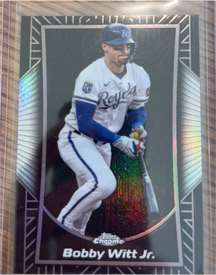 2025 Topps Chrome Shadow Etch #SE-10 Bobby Witt Jr. — front