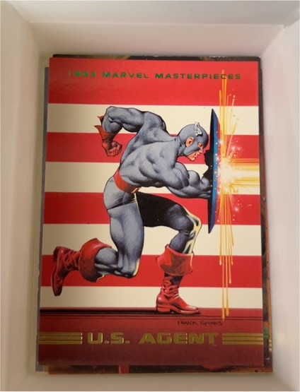 1993 Skybox Marvel Masterpieces #32 U.S. Agent — front
