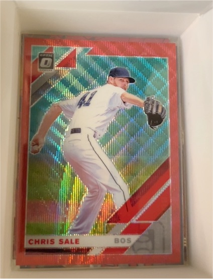 2019 Donruss Optic #102 Chris Sale — front