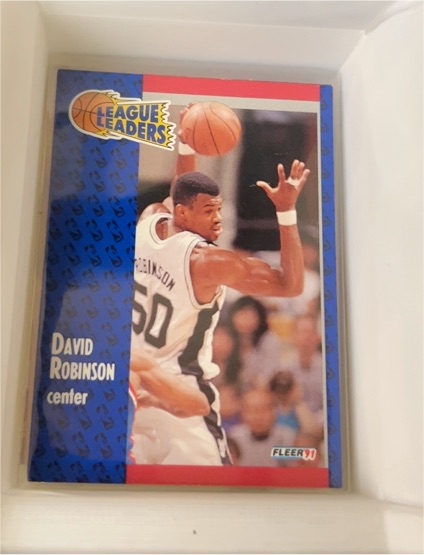1991-92 Fleer #225 David Robinson — front