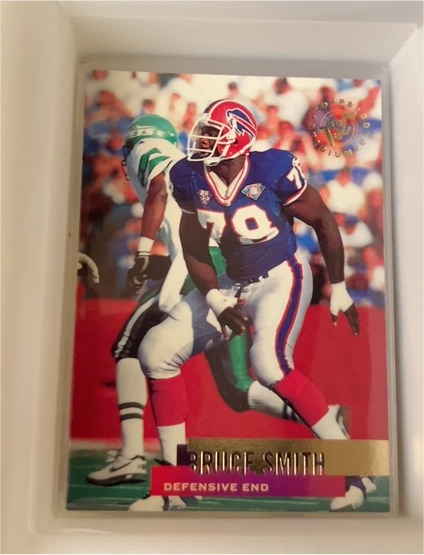 1995 Stadium Club #170 Bruce Smith — front