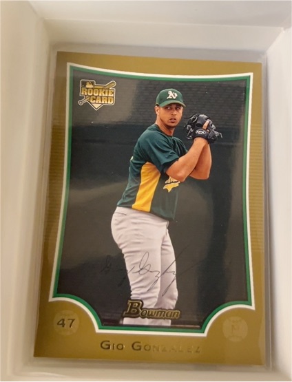 2009 Bowman Draft Picks & Prospects #BDP52 Gio Gonzalez — front