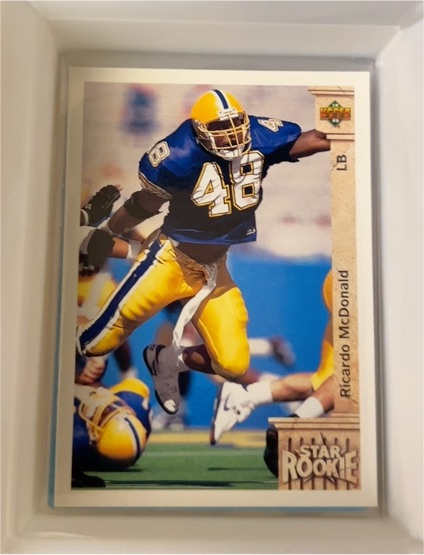 1992 Upper Deck #14 Ricardo McDonald — front