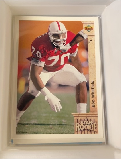 1992 Upper Deck #27 Bob Whitfield — front