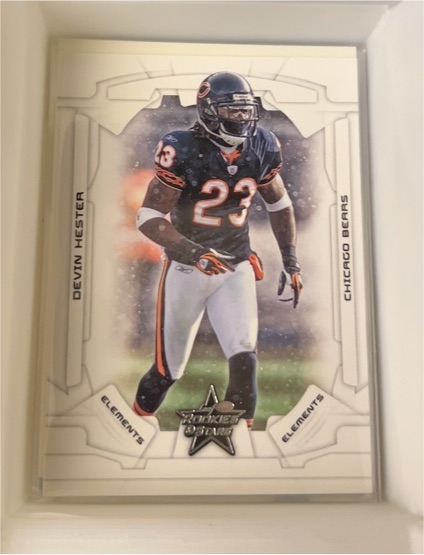 2008 Leaf Rookies & Stars Elements Devin Hester — front