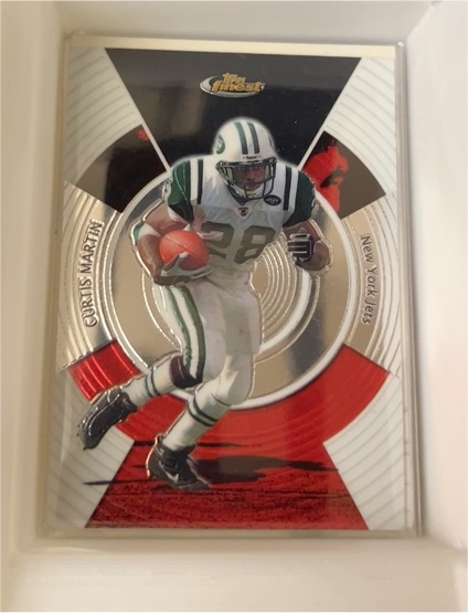 2005 Topps Finest #52 Curtis Martin — front