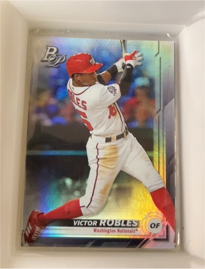 2019 Bowman Platinum #58 Victor Robles — front