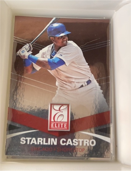 2015 Panini Elite Starlin Castro — front