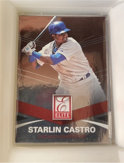 2015 Panini Elite Starlin Castro — front