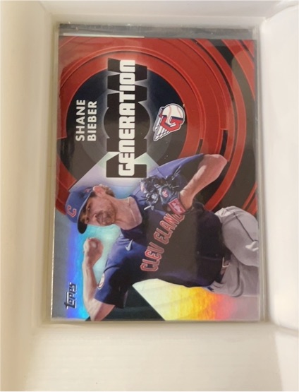 2022 Topps Series 1 Generation Now #GN-13 Shane Bieber — front