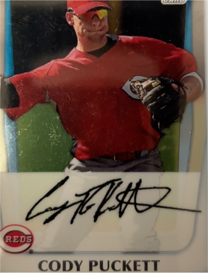 2011 Bowman Chrome Prospects #BCP64 Cody Puckett — front
