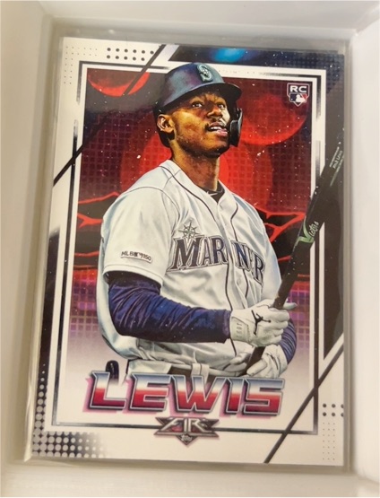 2020 Topps Fire #130 Kyle Lewis RC — front