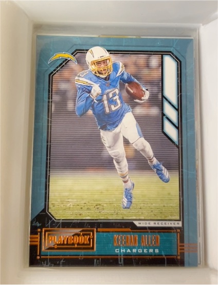 2020 Panini Playbook #1 Keenan Allen — front