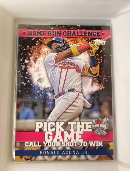 2022 Topps Series 1 Home Run Challenge #HRC-9 Ronald Acuña Jr. — front