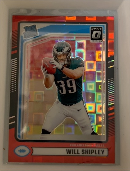 2024 Donruss Optic #312 Will Shipley — front