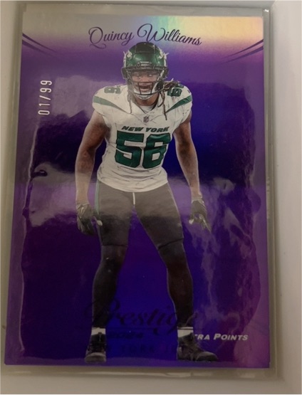 2024 Panini Prestige Purple Premium Xtra Points #Quincy Williams — front