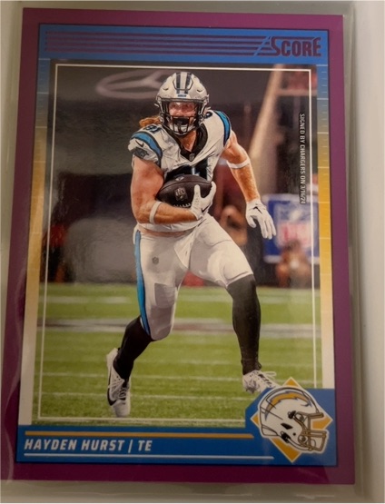 2024 Panini Score #40 Hayden Hurst — front