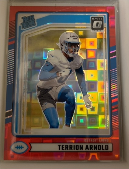 2024 Panini Donruss Optic Preview #371 Terrion Arnold — front