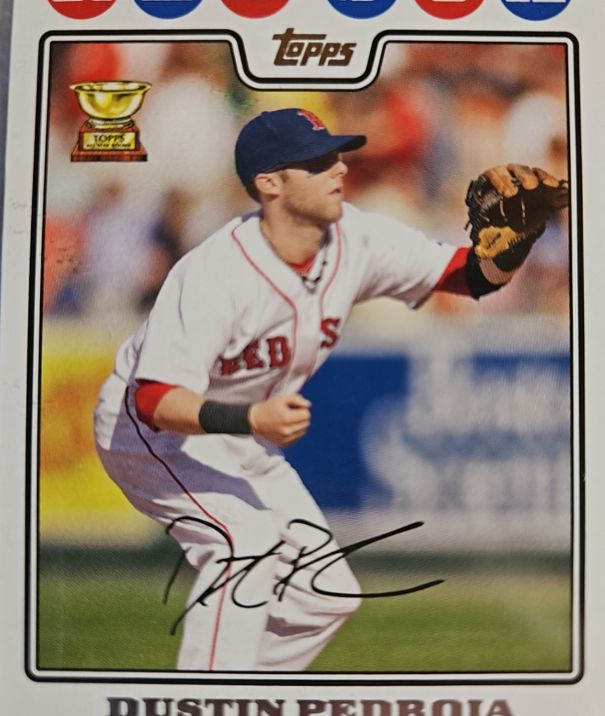 2008 Topps #229 Dustin Pedroia — front